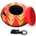PHETEA Foldable Inflatable Snow Tubes for Sledding Heavy Duty,Towable Snow Tube and Adults.Commercial Snow Tube Red(Foldable)