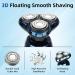 ZFAUOL Men's Electric Shavers 3 in 1 Electric Razor for Men 2024 Upgraded Wet & Dry Rotary Shavers IPX7 Cordless Rechargeable Shaver for Men - Buy Online on GoSupps.com