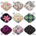 12 Pieces 8 Inch Charcoal Bamboo Mama Cloth/Menstrual Pads/Reusable Sanitary Pads/Panty Liners - You Choose 12 from 25 Designs and Send The Message to Me - Buy Online on GoSupps.com