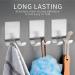 Self-Adhesive Stainless Steel Razor Holder Hooks - 2 Pack Waterproof Double Hooks for Bathroom & Kitchen | No Drilling Required - Buy Online on GoSupps.com