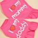 2-Pack Pink Dog Dress for Small Dogs - I Love My Mommy/Daddy Puppy Shirt Dress - Lightweight Summer Pet Outfit - Cat Apparel (Small Hot Pink) - Buy Online on GoSupps.com