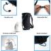 SKYG Chalk Bag for Rock Climbing with Refillable Chalk Ball - 2.3 oz - Belt, Carabiner Clip, Brush Loop, 2 Zippered Pockets - Ideal for Climbing, Bouldering, Gymnastics, Cross Fit - Buy Online on GoSupps.com