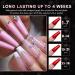 Makartt Ballerina Nails Set - 500 Clear False Nail Tips with Nail Glue for Acrylic Press On Nails - Full Cover Coffin Soak Off Tips and Nail File - Nails Art Kit for Women - Buy Online on GoSupps.com