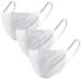 Evoni pack of 3 children's fabric masks size S in white made of cotton with filter