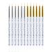 Buy WLLHYF 12-Piece Eyeliner Brush Set - Fine Point Makeup Applicators for Gel & Liquid Eyeliner - Perfect for Professional & Home Use - Buy Online on GoSupps.com
