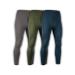 Andrew Scott Men's 3 Pack Premium Cotton Base Layer Long Thermal Underwear Pants 3 Pack- Charcoal / Olive / Legion Blue XX-Large