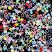 400PCS Pearl Hearts for Nails Hollow Heart Nail Charms Mixed Shapes Hollow Flatback Heart Pearls Nail Beads Multicolor Pearls 3D Nail Art Charms for DIY Nail Accessories Nail Art