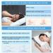 Elviros Memory Foam Neck Pillow for Sleeping - Orthopedic Support for Pain Relief - CertiPUR-US - White - Buy Online on GoSupps.com
