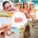 FANTESI Travel Bottles for Toiletries 9 PCS Leak Proof Refillable Travel Containers Liquid Containers with Clear Toiletries Bag for Cosmetic Shampoo Lotion Makeup Shower Hand Soap Pink - Buy Online on GoSupps.com
