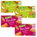 Flapjack Bars Bundle with 2 x Go Ahead Fibre Jacks Raspberry and 2 x Go Ahead Fibre Jacks Applle & Strawberry | 2 Cereal Bars Flavours 4 Breakfast Bars Packs 16 Go Ahead Bars