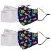 Travelers Club 2 Piece Kids Mask Set Plus 4 Air Filters Kids Dino