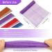 4-Piece African Net Bath Sponge Set for Exfoliating Shower - Red, Purple, Blue, Brown - Buy Online on GoSupps.com