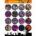 Ebanku 36 Colographic Nail Seedlets - Glittering Halloween Spider Laser Nail Sequins for 3D Holographic Manicure Art - Buy Online on GoSupps.com