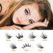Lankiz 0.07 D Curl Single Eyelash Extensions - 10-16mm Cluster Lashes | 48 PCs DIY Artificial Fake Lashes for Home Use - Buy Online on GoSupps.com