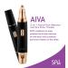 SPA SCIENCES AIVA Facial Hair Remover & Eyebrow Trimmer USB Rechargeable - Painless Hair Removal Tool with LED Lights - Black - Buy Online on GoSupps.com
