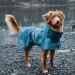 Hurtta Monsoon Dog Raincoat - Blueberry - 66 cm (26 in) | Waterproof Dog Jacket for All Weather - Buy Online on GoSupps.com