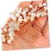 MAGICLULU Accessories Hair Side Comb for Girl Bride Hair Side Comb Tiara Hair Comb for Women Pearl Hair Comb European and American Headgear Crown Hair Accessories Women's Rhinestones - Buy Online on GoSupps.com