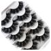 Gmagictobo 3D Faux Mink False Eyelashes - 5 Pairs Pack | Dramatic Long Thick Volume | Soft Strip Fake Eye Lashes 18-22MM - Buy Online on GoSupps.com