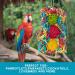 RLRICH Bird Colorful Chewing Toys - 6 Pack Foraging Shredder & Hanging Toys with Comfy Perch for Parrots | Rope Bungee Bird Toy - Buy Online on GoSupps.com