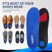 TOPSOLE Orthotic Insoles for Plantar Fasciitis & Arch Support | Men & Women (UK-4-23cm Blue 228) - Buy Online on GoSupps.com