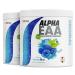 Alpha EAA powder 2x462g blue raspberry - incredibly delicious EAA drink powder all 8 essential amino acids vegan Eaas amino acids/amino workout drink optimal value made in germany blue raspberry (crystal blue) 924 g (2 Pack)