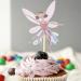 60 PCS Fairies Cupcake Toppers Flower Wing Ballet Dancer Cupcake Decorations for Baby Shower Girl Birthday Wedding Party - Buy Online on GoSupps.com