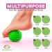 Acupoint Physical Therapy Massage Balls | Yoga Deep Tissue & Trigger Point Therapy - Spiky Ball for Myofascial Release - Buy Online on GoSupps.com