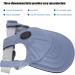 Adjustable Dog Baseball Hat - Sun Protection Cap for Small & Medium Dogs | Outdoor Sport Cap with Ear Holes | Blue M - Buy Online on GoSupps.com