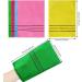 6 Pcs Korean Exfoliating Washcloth Set - Large Size Exfoliating Body Scrubber - Colorful Mitt for Removing Dry Skin - (5 Color Options) - Style 1 - Buy Online on GoSupps.com