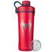 BlenderBottle Marvel Radian Shaker Cup Insulated Stainless Steel Water Bottle with Wire Whisk  26-Ounce  Spider-Man Spider Marvel Spider-Man Spider