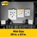 Post-it Super Sticky Easel Pad 20 in x 23 in Sheets 20 Sheets/Pad 2 Pad/Pack Great for Virtual Teachers and Students (566B-2PK) - Buy Online on GoSupps.com