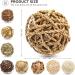 DAMPET Small Animals Play Balls: Chew Grass & Rolling Toys for Rabbit, Chinchilla, Guinea Pigs, Hamsters, Improve Dental Health - 9 Pieces - Buy Online on GoSupps.com