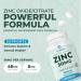 PurePremium Zinc 50mg Supplement - Antioxidant Formula with Zinc Oxide/Citrate - Non-GMO Immune Support for Men & Women - 100 Tablets - Buy Online on GoSupps.com