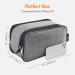 Lifewit Large Grey Men's Travel Toiletry Bag | Water-Resistant Dopp Kit with Double Zippers for Full Size Toiletries and Shaving Accessories - Buy Online on GoSupps.com