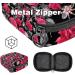 Women's Red Flower Binding-Up Bandage Bag | Tampon Storage with Zip Pockets - Multi-Functional Menstrual Tapes Bag - Buy Online on GoSupps.com