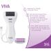 Spa Sciences Viva Professional Electronic Foot Smoothing Pedi Tool - Rechargeable, Powerful Callus Remover for Hard, Dry Skin - Includes 2 Treatment Heads - Buy Online on GoSupps.com