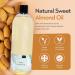 Sweet Almond Oil 1 Litre - Natural, Cruelty-Free, Vegan, No GMO | Freshskin Beauty LTD - Buy Online on GoSupps.com