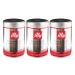 Illy Moka 100% Arabica Coffee Ground Roasted Coffee Espresso Normal Roast Can 3 x 250 g Mocha 250 g (Pack of 3)