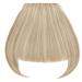 SEGO Clip-in Pony Hairpiece Extensions | Sandy & Bleach Blonde Fringe Bangs | Realistic One Piece Front Hair Extension - Buy Online on GoSupps.com