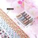 10 Rolls Flower Print Nail Foil Transfer Stickers - Colorful Floral Pattern Sheets for DIY Nail Decoration | Makartt Nail Art Design Tool - Buy Online on GoSupps.com