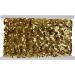 10-Yard Gold Sequin Trim Roll - 1-Inch Wide Polyester Non-Stretch for Arts and Crafts - Buy Online on GoSupps.com
