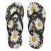 Mnsruu Gold Musical Note Daisy Flip Flops Flip Sandals Home Slippers Hotel Spa Bedroom Travel XL for Men Women
