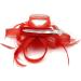 Ladies Feather Beak Clip Fascinator Weddings Races Royal Ascot Hair Piece Clip Red - Buy Online on GoSupps.com
