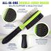 Rexipets Double-Sided Pet Grooming Set for Dogs & Cats - Small Deshedding Tool with Strong Grip - Lice & Flea Removal - Soft Bristles for Ultimate Grooming - Buy Online on GoSupps.com