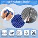 African Exfoliating Net Sponge Set - 2 Pcs Bath Washcloth & Body Scrubber Towel (Black & Blue) - Buy Online on GoSupps.com