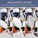 Queekay Double-Sided Handheld Mirror with Stand - 1X/10X Magnification, Clear Adjustable Round Makeup Mirror for Women - Ideal for Home and Travel - Buy Online on GoSupps.com