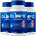 Olimpic Capsules Advanced Joint Support Supplement Pills for Mobility and Comfort - Maximum Strength Official Olim Pic Joint Support All Natural Formula Premium Olim-Pic Reviews (3 Pack)