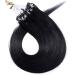 22 inches SEGO Micro Loop Human Hair Extensions 100 Strands #1 Jet Black 100% Real Remy Invisible Straight Micro Rings Beads (50g) - Buy Online on GoSupps.com