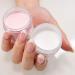 DipWell Nails Starter Dip Powder Nail Kit - French Set with Bond, Base, Activator, Sealer, Brush Softener + 3 Powder Jars - Buy Online on GoSupps.com