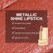 Oulac Metallic Pumpkin Orange Lipstick - High Impact Vegan Lip Color (Be Happy(05)) - Buy Online on GoSupps.com